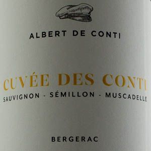 Bergerac Blanc Cuvée des Conti Albert de Conti 2022