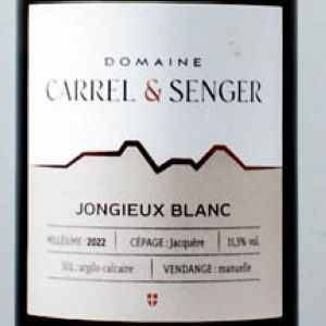 Jongieux Carrel & Senger Blanc 2022