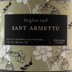 Corse Sartène Dom. Sant Armettu Burghese 2018 Blanc