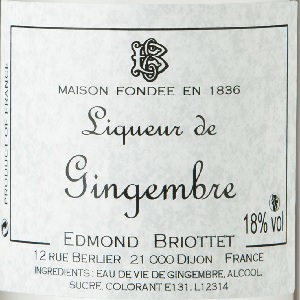 Liqueur de Gingembre Briottet 50 cl