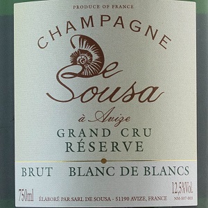 Champagne de Sousa Grand Cru Blanc de Blancs Extra Brut
