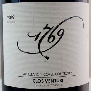 Clos Venturi cuvée "1769" rouge 2019
