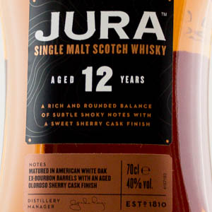 Whisky Jura 12 ans 40°
