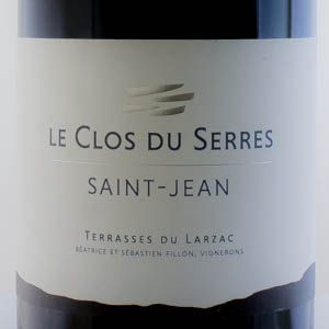 Terrasses du Larzac cuvée St Jean Clos du Serres 2020