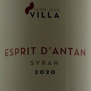 IGP Collines Rhodaniennes Syrah Esprit d'Antan PJ Villa 2020