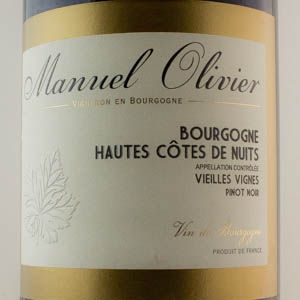 Hautes Côtes de Nuits Manuel Olivier Vieilles Vignes 2020 Rouge  