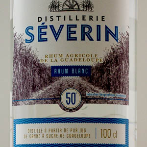 Rhum blanc Guadeloupe Séverin 50%