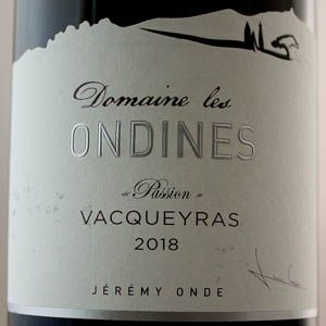Vacqueyras Domaine les Ondines 2018 Blanc 