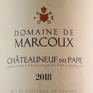 Chateauneuf du Pape Domaine de Marcoux 2018 Rouge