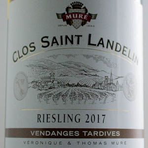Riesling Clos Saint Landelin Vendanges Tardives Muré 2017