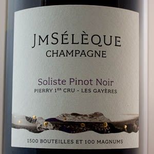 Champagne Sélèque Soliste Pinot noir 2018