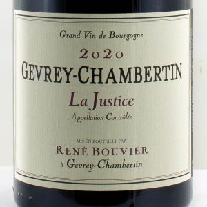 Bouvier Gevrey Chambertin La Justice 2020