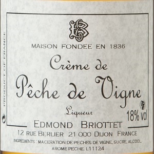 Crème Pêche de V. Briottet 