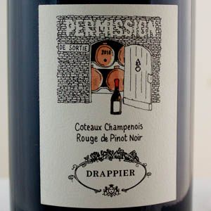 Coteaux Champenois Rouge Drappier "Permission"