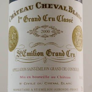 Saint Emilion Grand Cru Classé Chateau Cheval Blanc 2000