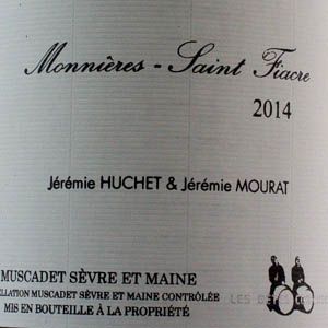 Muscadet Sèvre et Maine Monnières Saint Fiacre Les Bêtes Curieuses 2014