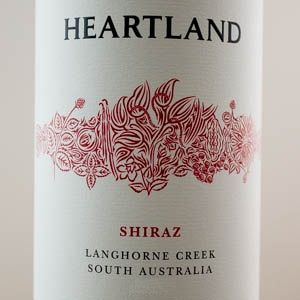 Australie Shiraz Langhorne Creek Heartland 2019 Rouge 