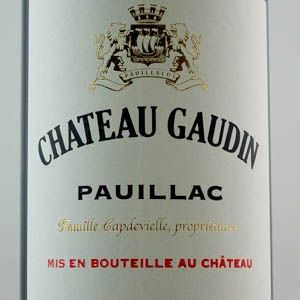 Pauillac Château Gaudin 2020 Rouge 
