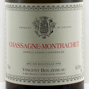 Chassagne-Montrachet Domaine Vincent Bouzereau 2022 Blanc