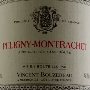 Puligny Montrachet  Domaine Vincent Bouzereau 2022