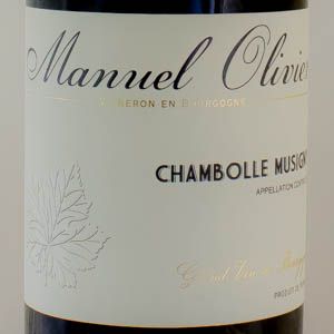 Chambolle Musigny Manuel Olivier 2021 Rouge 