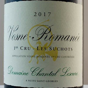 Vosne Romanée C. Lescure 1er Cru Les Suchots 2017 