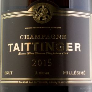 Champagne Taittinger millesimé 2015
