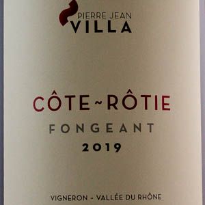 Côte Rôtie Fongeant Domaine PJ Villa 2019