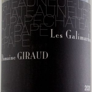 Châteauneuf Du Pape Domaine Giraud Les Galimardes 2020 Blanc  