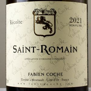 Saint Romain Fabien Coche 2021 Blanc 