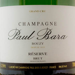 Champagne Paul Bara Cuvée Brut Reserve