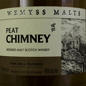 Whisky Ecosse Wemyss Peat Chimney Blended Malt 40% 