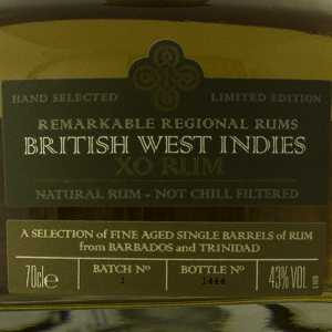 Rum & Cane British West Indies X.O 43%