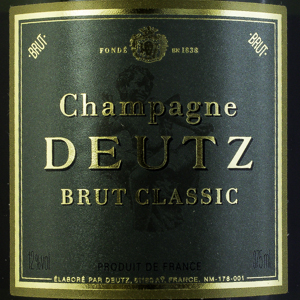 Champagne Deutz cuvée Brut Classic