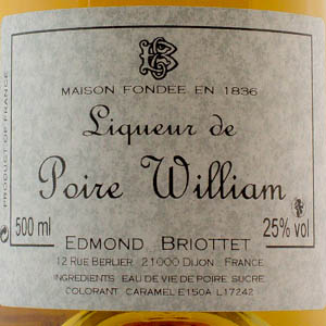 Liqueur de Poire William Briottet 