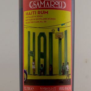 Samaroli Rhum Haiti 18 ans 2004