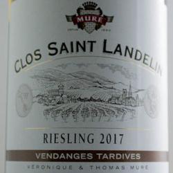 Riesling Clos Saint Landelin Vendanges Tardives Mur 2017