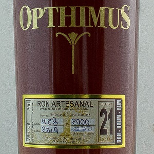 Rhum Opthimus 21 ans Rpublique Dominicaine