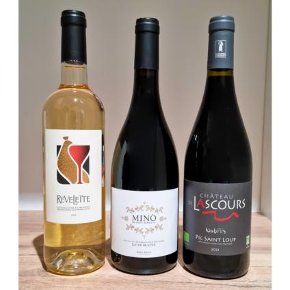 Notre box mensuelle : 3 vins "mystères" 