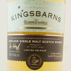 Whisky Ecosse Kingsbarns Lowlands Single Malt