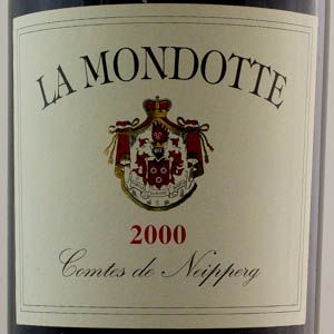 La Mondotte 2000 Saint Emilion Grand Cru