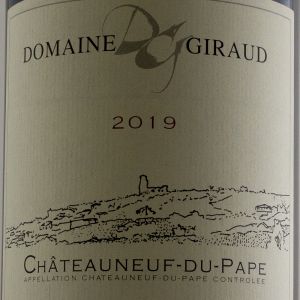 Châteauneuf Du Pape Domaine Giraud 2019 Rouge  