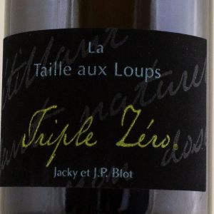 Montlouis sur Loire Pétillant Originel La taille aux Loups Triple Zéro 