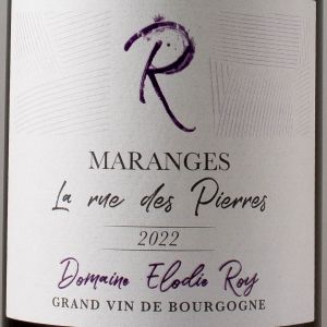 Maranges Elodie Roy "La Rue des Pierres" 2022 Rouge