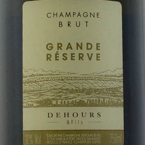 Champagne Dehours Grande Réserve Brut