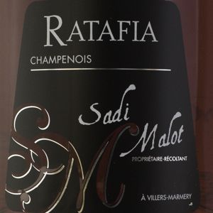 Ratafia rouge de chez Sadi Malot