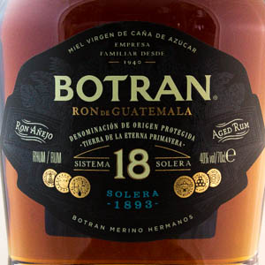 Rhum Guatemala Botran solera 18 40% 