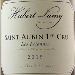 Saint Aubin 1er Cru " Les Frionnes" H Lamy 2019 Blanc 