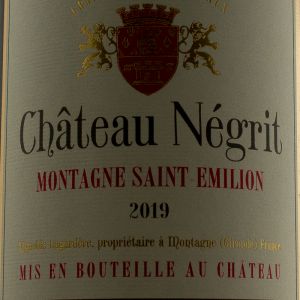 Montagne Saint Emilion Château Negrit 2019 Rouge   