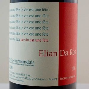 Le vin est une fête Elian Da Ros Côtes du Marmandais 2022